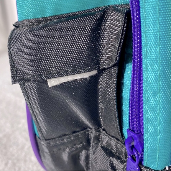 Vintage Darkwing Duck Insulated Lunch Bag Lunchbox  with Original Yellow Thermos - Picture 7 of 16
